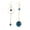 style 1, variant on Anvazise Blue Sun Moon Star Tassel Dangle Ear Hooks Women Fashion Earrings Jewelry Gift style 1