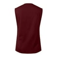 thumbnail image 5 of Women's T-Shirts Summer Solid Round Neck Sleeveless Loose T Shirt for Casual Wear and Everyday Comfort, 5 of 5