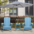 thumbnail image 6 of Cozyhom Outdoor Big Easy Adirondack Chair, Adirondack Patio Chairs, Wooden Adirondack Chair, Lake Blue, 6 of 13
