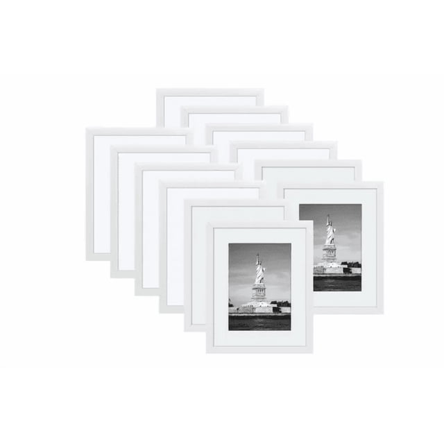 12 Piezas Marco De Fotos Marcos Cuadros Decorativos Retrato Xtellar blanco