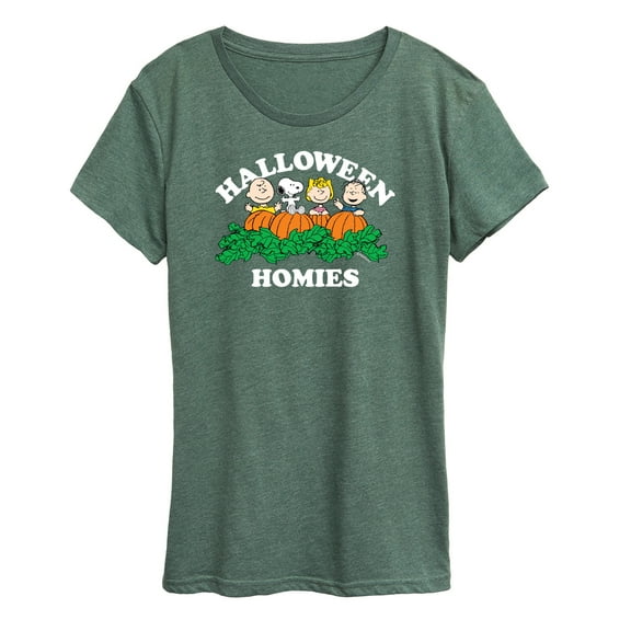 Peanuts - Halloween Homies - Women's Short Sleeve Graphic T-Shirt