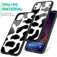 thumbnail image 2 of Compatible with iPhone Case for Girls Women, Hard Back Case with Soft TPU Bumper Protective Cute Phone Case Cover with Cow Pattern for iPhone, 2 of 5