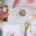 thumbnail image 6 of 3drose, Low Tide on Duck Harbor Beach in Wellfleet, Massachusetts, 3 inch Snowflake Porcelain Ornament, 6 of 7