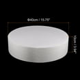 thumbnail image 2 of Uxcell Round Foam Cake Dummy 4 Inch x 16 Inch Circle Dummy Cake Set for Wedding Cakes, Birthday Cakes, Crafts 1 Pack, 2 of 4
