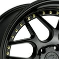 thumbnail image 4 of Aodhan DS-01 Custom Wheel - 18x8.5, 35 Offset, 5x114.3 Bolt Pattern, 73.1mm Hub - Gloss Black with Gold Rivets Rim, 4 of 4