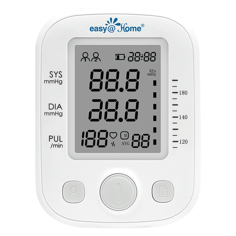 Veridian Home Automatic Digital Blood Pressure Monitor - White, Multiple  Sizes