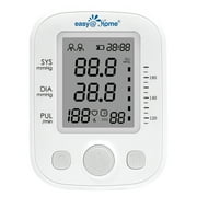 Easy@Home Digital Upper Arm Blood Pressure Monitor with Cuff, Battery, Bag