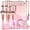 Pink, variant on HGHDBT Pink Makeup Brush Set Professional Makeup Kit 36Pcs Powder Concealers Eye shadows Blush Foundation Make up Brushes