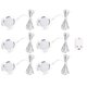 thumbnail image 1 of 6PCS DC12V 3W Lámpara LED brillante del gabinete del proyector ultrafino de la luz del disco con el divisor blanco cálido, 1 of 8
