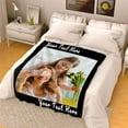 thumbnail image 3 of Mothers Day Personalized Gifts, Custom Photos Blanket Mom Gifts from Daughter Son Customized Picture Blanket, Mother's Day Christmas Birthday Best Gift for Mom Grandma Wife 3 Photos Blankets, 3 of 5