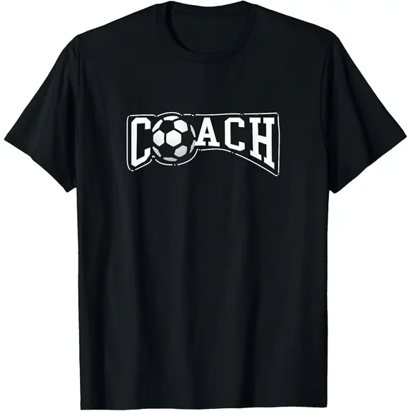 Soccer Ball Coach Gift - Sports Coaching Head T-Shirt