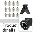 thumbnail image 4 of 12Pcs Football Boot Studs Soccer Studs 13 15 18Mm Replacement Spikes With Wrench 15Mm+18Mm, 4 of 10