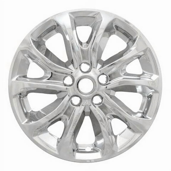 17 inch Chrome ABS Wheel Skins Set Compatible with 2018-2024 Chevrolet Equinox LT, LS, 2018-2021 Equinox L & Impostors for 22968927 Wheel Series