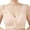 Beige, variant on MVRLSH Sports Jelly Bras for Women Summer Thin Cotton Front Button Vest Large Size Comfort Underwear Strapless Bra