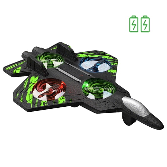 Skyriders Rc Jet Stunt Fighter Jet Toy with 360° Flips & LED Lights Foam Remote Control Airplane Christmas Gift for Adults Stunt Roll Durable Safe Design Perfect for Remote Control Enthusiasts