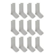 Athletic Works Men's Recycled Crew Socks 12 Pair Pack