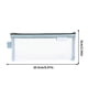 thumbnail image 1 of Estuche de malla transparente de gran capacidad para lápices, estuche de papelería transparente, reforzado y resistente a desgarros, organizador para estudiantes, suministros de oficina |, 1 of 2
