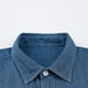thumbnail image 3 of pstuiky Camisas de vestir de manga corta para hombre, Camisa informal de manga corta con cuello en V y botones lisos para hombre ropa de hombre l, 3 of 8