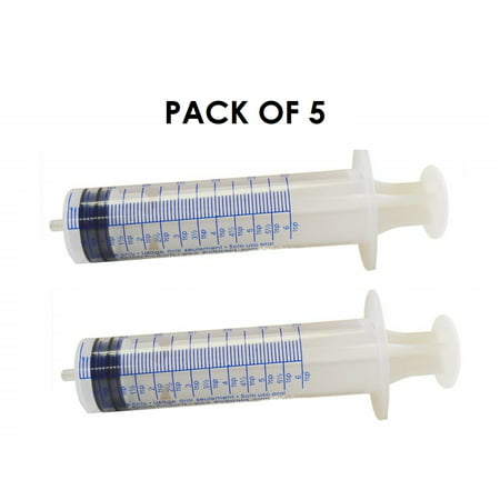 Oral Syringe - 30 mL - Best for dispensing liquids and oils - Individually Wrapped - 5 pcs by Sponix