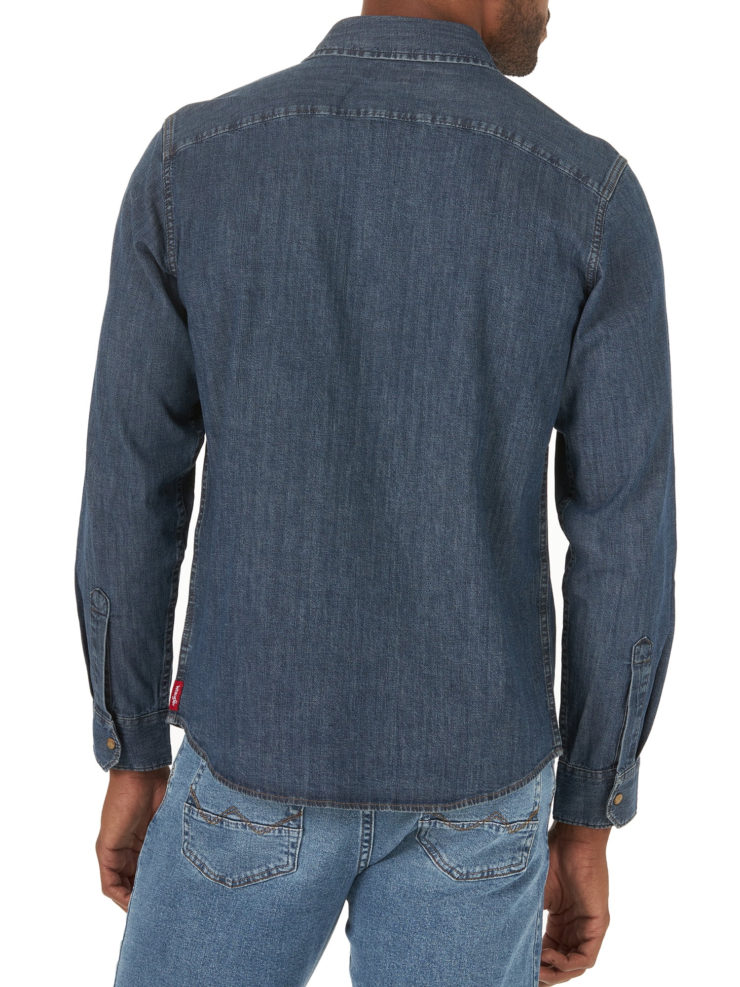 Wrangler Men's Long Sleeve Denim Shirt
