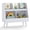 B-Gray, variant on Costway 5-Cube Kids Bookshelf and Toy Organizer Wooden Storage Bookcase with Wood Legs Beige
