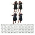 thumbnail image 6 of IBTOM CASTLE Plus Size Wedding Guest Dress for Women Long Sleeve V Neck Mesh Ruffle Sparkle Glitter Cocktail Party Dress 2XL Navy Blue, 6 of 8