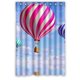thumbnail image 1 of Cortina de ducha Impermeable ABPHQTO Globo Aerostático Volando en el Cielo Sueño 120x180 cm, 1 of 2