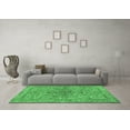 thumbnail image 3 of Ahgly Company Indoor Square Persian Emerald Green Traditional Area Rugs, 6' Square, 3 of 4