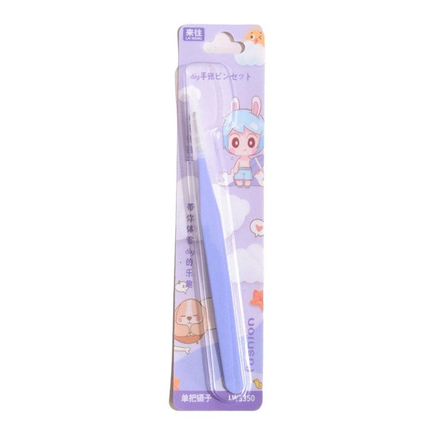 EZLIFE Pinzas de maquillaje antiestáticas de acero inoxidable: perfectas para los ojos Q5J1