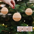 thumbnail image 1 of Yuanzi - Juego de 3 bolas navideñas de espuma, 8 cm, multicolor, para colgar en árboles. Decoración festiva para el hogar y fiestas. Ligeras y seguras., 1 of 6