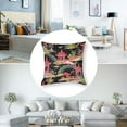 thumbnail image 5 of Decorative Pillow Covers Blue and Pink Chinoiserie Floral Throw Pillow Cases 18x18 for Office Asian Inspired Chinoiserie Eurosham Throw Pillow Case for Car Home Office, Accent Pillow Cover, 5 of 10