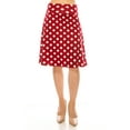 thumbnail image 4 of Women's Elegant Casual Midi Skirt with Foldable Waist and Stretch Fabric, 4 of 6