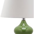 thumbnail image 4 of SAFAVIEH Eva 24 in. H Double Gourd Solid Glass Table Lamp, Green, Set of 2, 4 of 5
