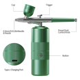 thumbnail image 3 of Portable Airbrush Kit with Compressor 48PSI High-Pressure for Nail Art, Makeup, Painting, 3 of 6