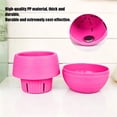 thumbnail image 6 of Round Mini Plastic Succulent Planter Pot, Colorful Small Desktop Flower Container, Lightweight Nursery Plant Pot For Cactus, Herb, Bonsai, Ideal For Home, Office, Balcony And Indoor Desktop Decor, 6 of 6