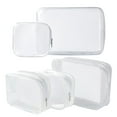 thumbnail image 1 of Bolsa de aseo Homtable, paquete de 5 unidades, de plástico transparente, aprobada por la TSA, 1 of 7