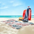 thumbnail image 6 of Djunllk Beach Bag, 2-in-1 Beach Towel Microfiber Sand Free, Foldable Towel Shawl Quick Dry Super Absorbent Lightweight, Drawstring Backpack for Travel Sports Pool Swimming Bath Camping, 27.5" x 55.1", 6 of 9