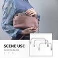 thumbnail image 3 of 3-Pack Handbag Frame Kit with Bag Closure, Purse Clasp Hardware, Metal Frame Tools for DIY Purse Making, 3 of 4