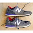 thumbnail image 5 of NEW BALANCE 574 men's sneakers – SIZE 11 US – GRAY/WHITE/PURPLE/RED, 5 of 5