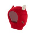 thumbnail image 1 of Suéter para niños Gorro de punto para bebé Gorro de bufanda de punto engrosado de color sólido (rojo), 1 of 3