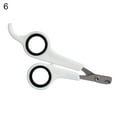 thumbnail image 2 of Flmtop Pet Nail Clippers for Dog Cat Rabbit Grooming Claw Trimmers Scissors Cutter White + Black, 2 of 9