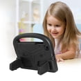thumbnail image 2 of Case for Samsung Galaxy Tab A7 Lite 8.7 2021 SM-T220/T225, Kids-Proof Shockproof EVA Handle Stand Cover, Black, 2 of 8