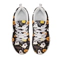 thumbnail image 5 of COEQINE Women Halloween Running Shoes White Sole Sneakers Hiking Casual Training Athletic Shoes Fitness Footwear, Funny Witch Ghost Pumpkin Bat, 5 of 7