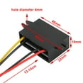 thumbnail image 2 of Waterproof Buck Step Down Converter DC24V 36V 48V to DC12V 1A Car Power Module, 2 of 11