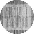 thumbnail image 1 of Ahgly Company Indoor Round Abstract Gray Contemporary Area Rugs, 7' Round, 1 of 1