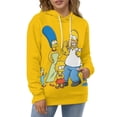 thumbnail image 5 of Simpsons Casual Pullover Hoodie Unisex Hooded Sweatshirt Novelty 3D Graphic Long Sleeve Sweater with Pocket 2XL, 5 of 8