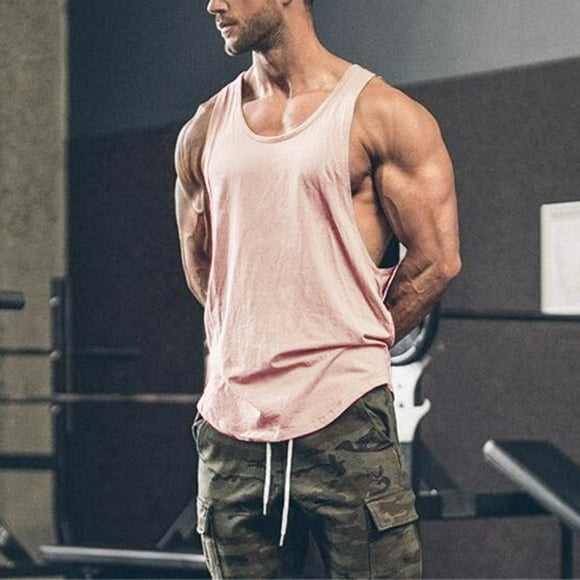 EGNMCR Tank Tops Men Men's Gyms Bodybuilding Fitness Muscle Sleeveless Singlet T-shirt Vest Tank