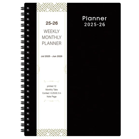 2025-2026 Planner - Weekly & Monthly Academic Planner 2025-2026, From