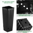 thumbnail image 4 of Tall Black Plastic Tree with Drainage Holes for Indoor and Outdoor Plants, Garden Pots for Trees and Large Plants, 4 of 8