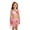 Pink-C, variant on Girls 3 Piece Swimsuit Set Floral Print Backless Halter Neck Beach Swimwear Cute Bathing Suits for Girls Size 7-16 Years